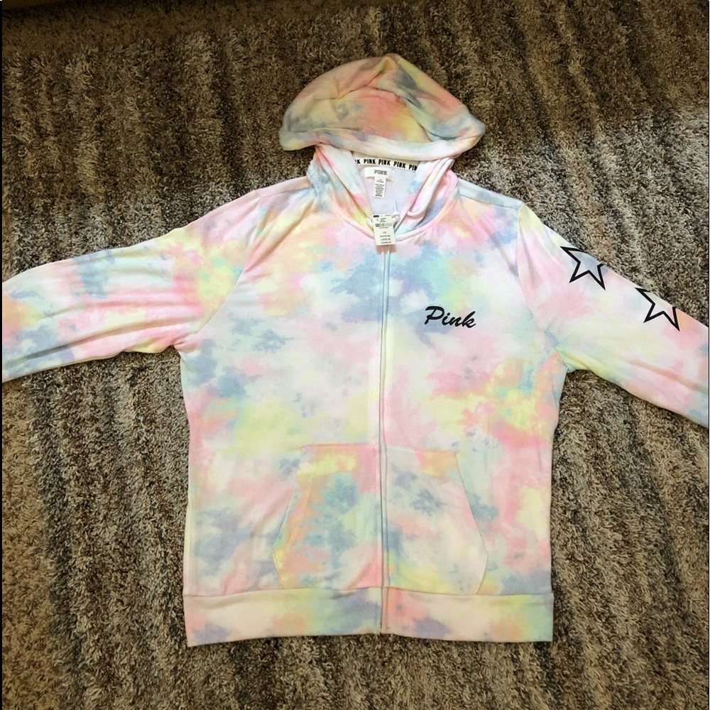 Pink tie-dye sweater !